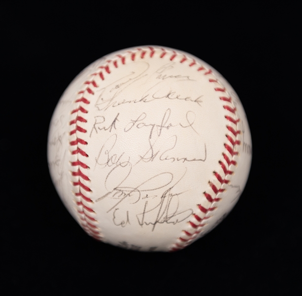 Circa 1976 Pittsburgh Pirates Team Signed Baseball (27 Autographs) Inc. Parker, Stargell, Murtaugh, Jerry Reuss, Tekulve, + (JSA Auction Letter)
