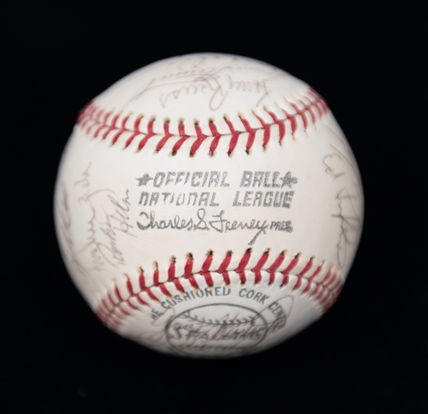 Circa 1976 Pittsburgh Pirates Team Signed Baseball (27 Autographs) Inc. Parker, Stargell, Murtaugh, Jerry Reuss, Tekulve, + (JSA Auction Letter)