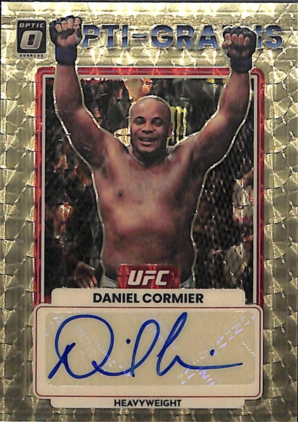 2023 Donruss Optic UFC Daniel Cormier Autograph Gold Vinyl 1/1