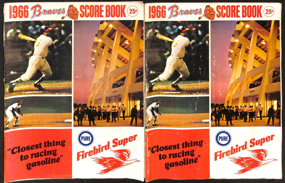 Lot of (13) Yankees & Braves Yearbooks/Programs/Book/More w. 1958 Yankees Yearbook