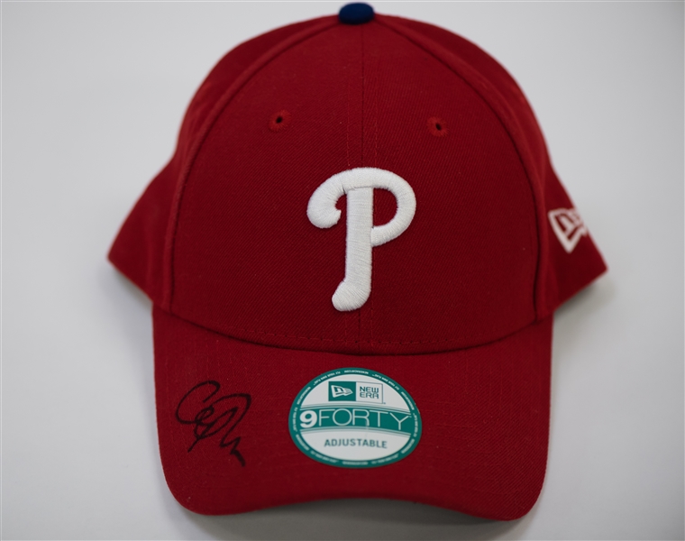 Cliff Lee Signed Phillies Hat - MLB COA