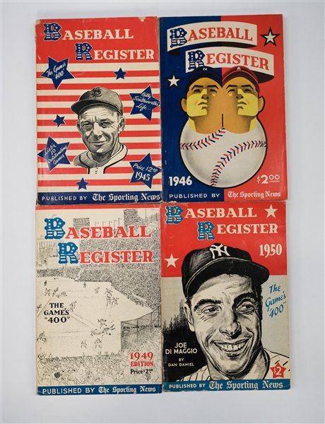 Lot Of 13 Vintage Baseball Books c. 1940s/1950