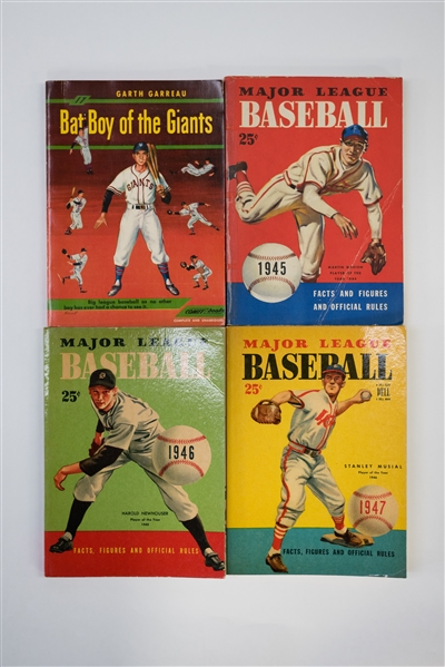 Lot Of 13 Vintage Baseball Books c. 1940s/1950