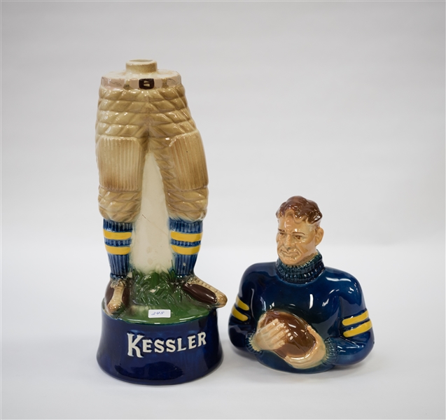 Kessler Whiskey Vintage Football Decanter