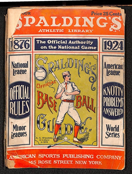 1924 Spalding Baseball Guide