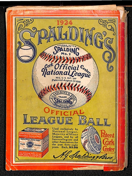 1924 Spalding Baseball Guide