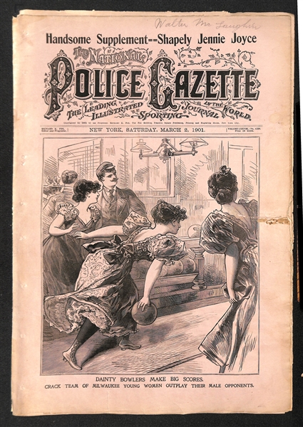 Early 1900's Police Gazette Partials