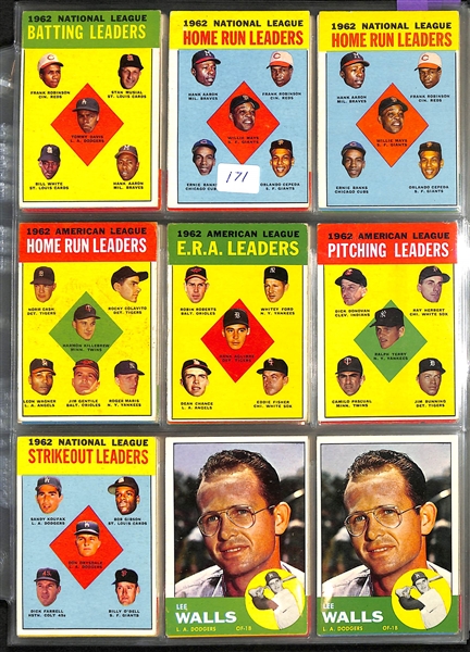 Lot Of 230 Assorted Topps Baseball Cards From 1963-65