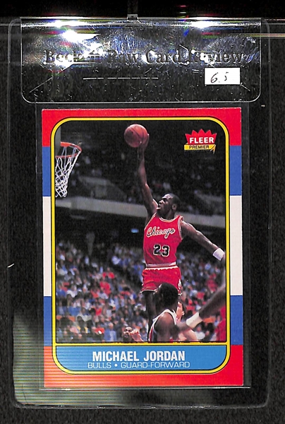 1986-87 Fleer Michael Jordan Rookie Card BVG 6.5