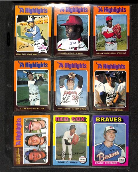 1975 Topps Baseball Set - Complete!