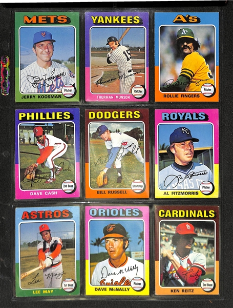 1975 Topps Baseball Set - Complete!