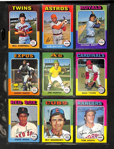 1975 Topps Baseball Set - Complete!