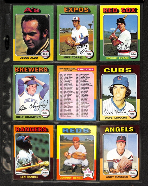 1975 Topps Baseball Set - Complete!