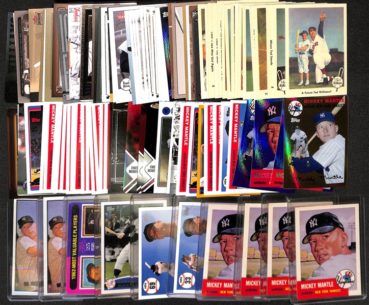 HOF Baseball Insert & Numbered Card Lot