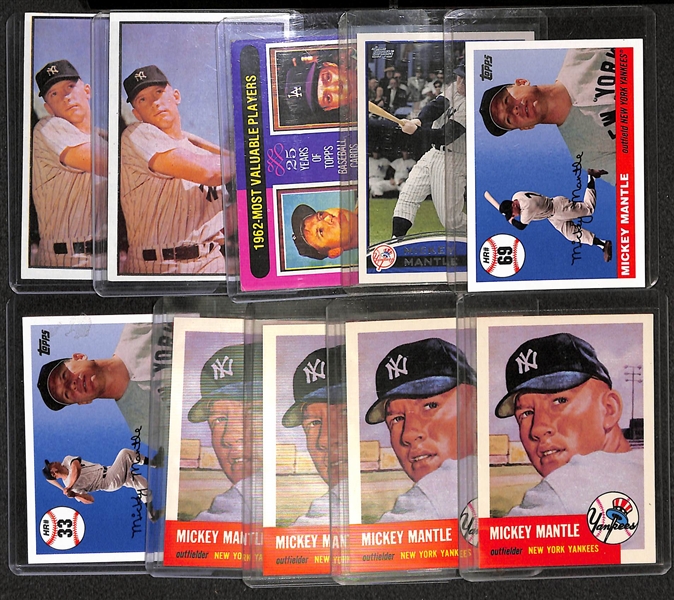 HOF Baseball Insert & Numbered Card Lot