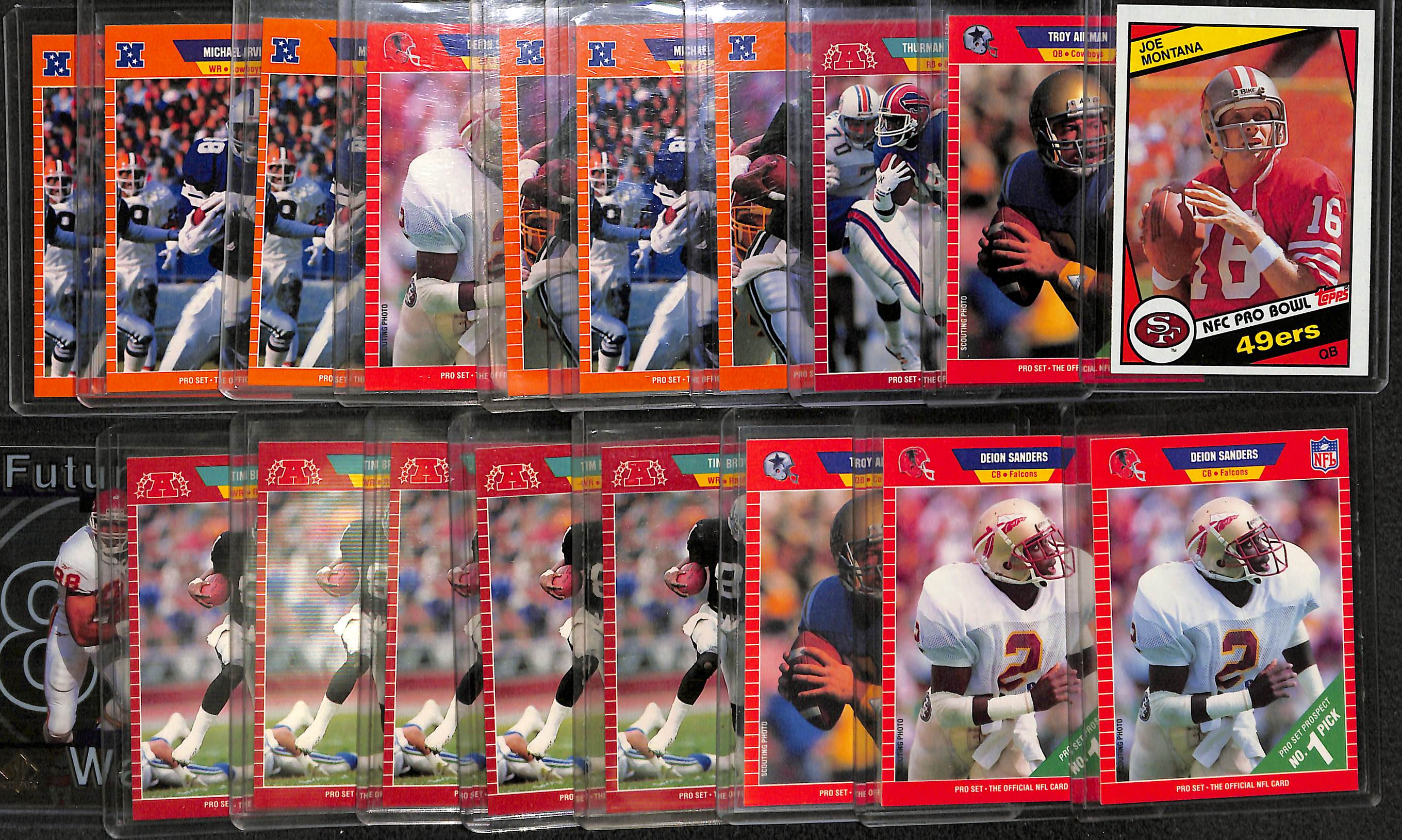 Lot Detail - Lot Of Football HOF Rookies & Insert Cards