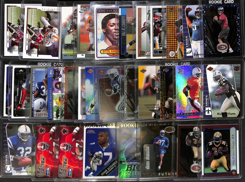 Lot Of Football HOF Rookies & Insert Cards