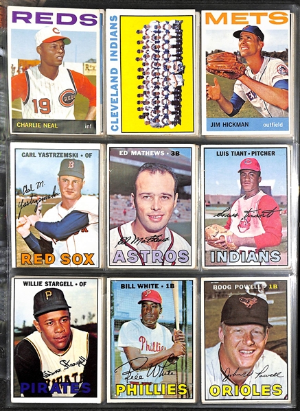 Lot Of 72 1960-67 Topps Baseball Cards & 10 1967 Posters