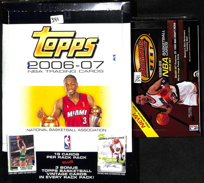 Lot Of 2 Sealed Basketball Card Boxes w. 1998-99 Bowmans Best