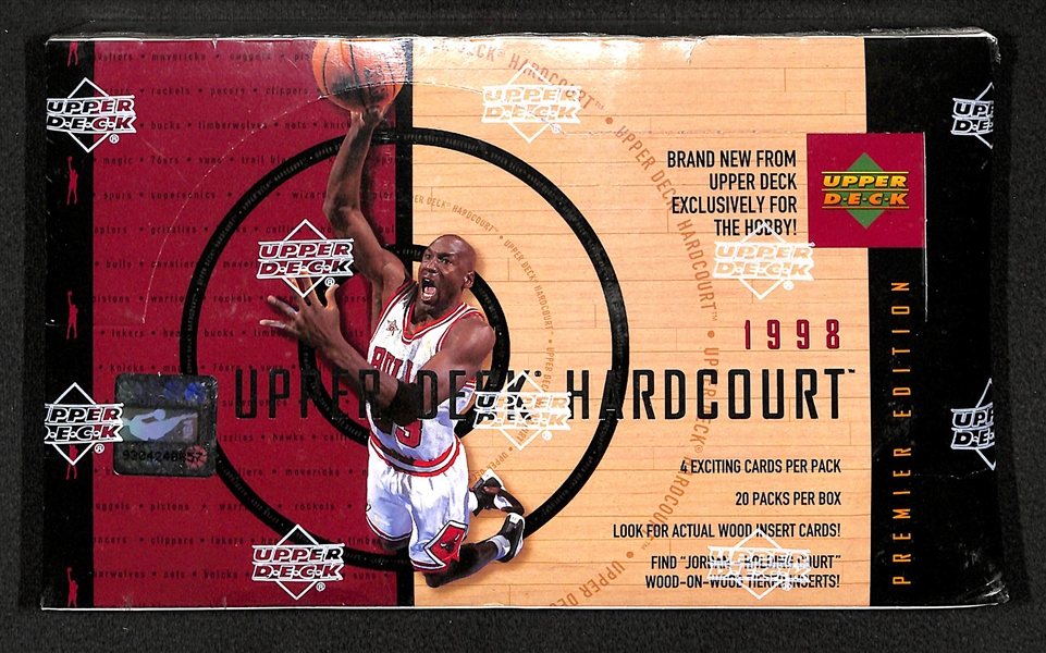1998 Upper Deck Hardcourt Basketball Card Box