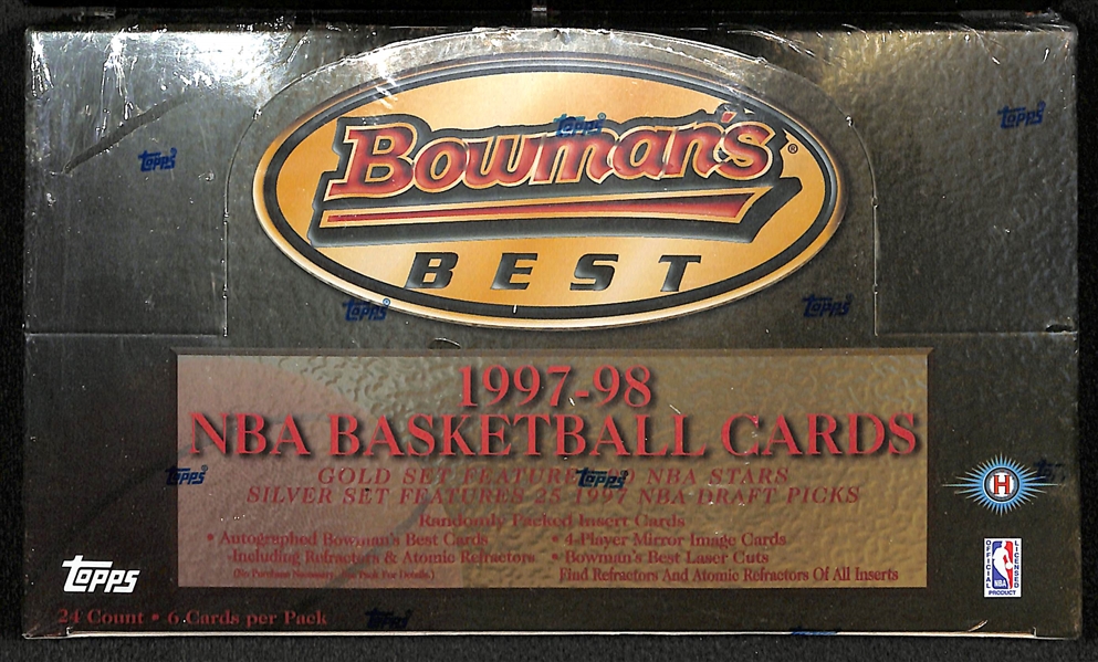 Lot Of 2 Sealed Basketball Wax Boxes W. Bowmans Best