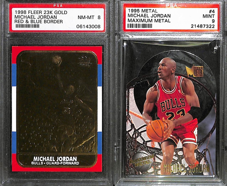 Lot Of 18 Michael Jordan Cards - Mostly Graded