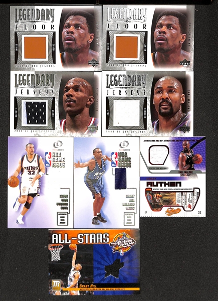 Lot Of 100+ Basketball Jersey/Relic Cards