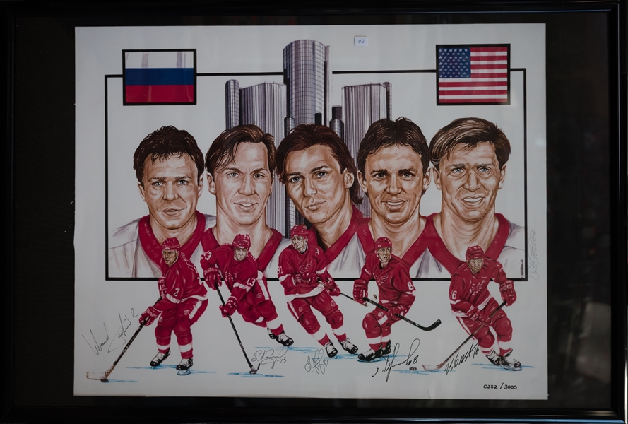 Lot Detail - Russian Five Signed Lithograph W/ Fedorov