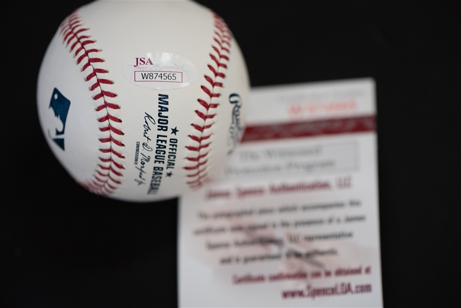 Lot Of 3 Phillies Signed Baseballs w. Pat Gillick