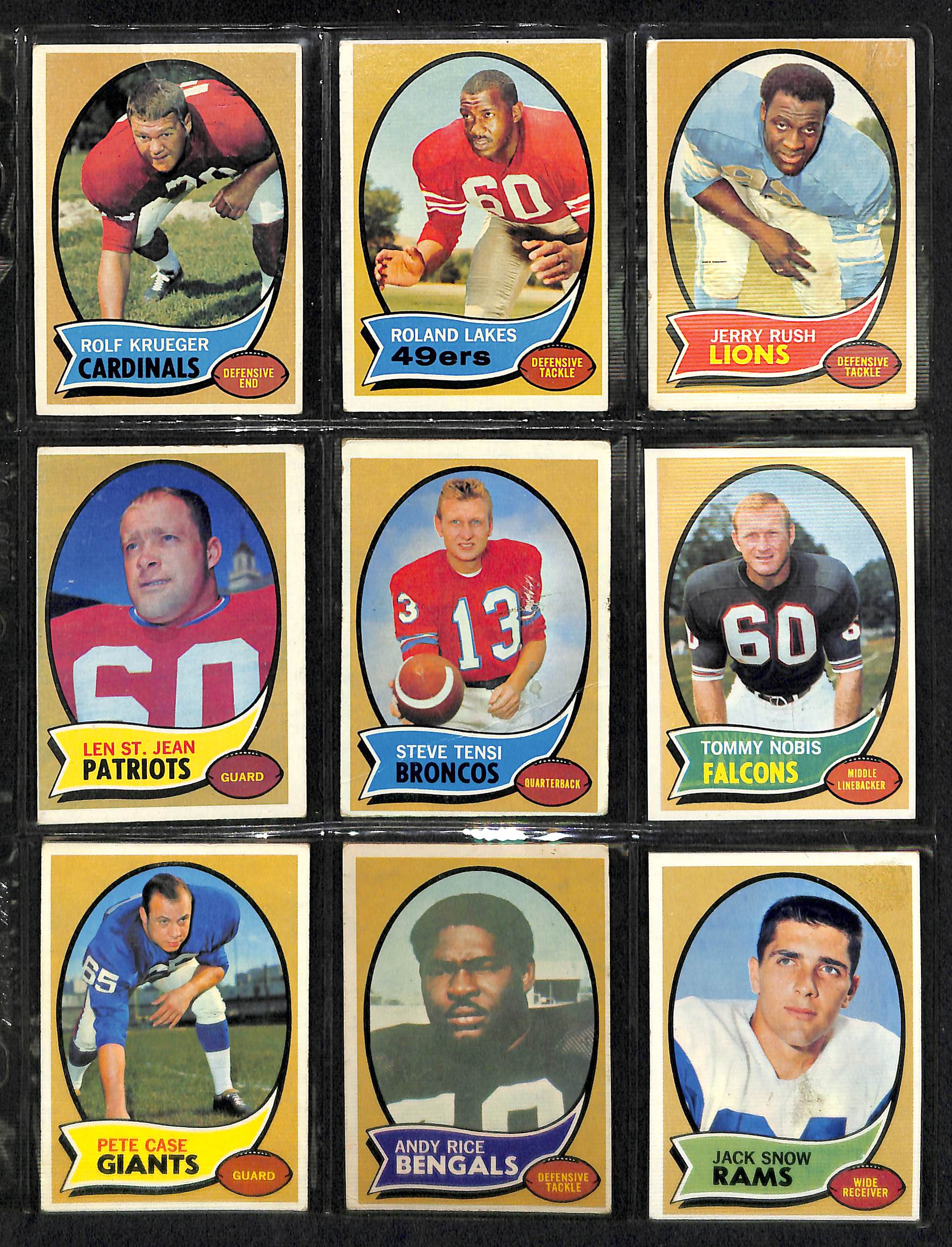 Lot Detail Lot Of 200+ Different Football Card From 19701972