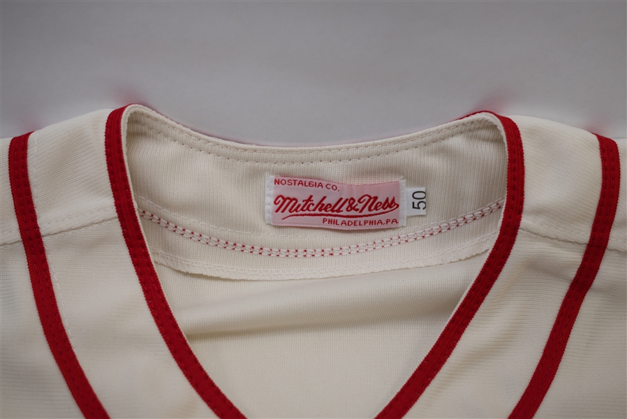 Lot Detail - Ted Williams Retro style Mitchell & Ness Commemorative Jersey  - New with Tags