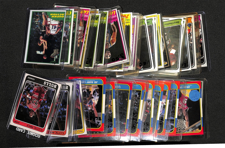 Lot Of 40 Basketball Cards From 1979-89