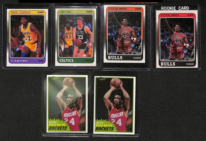 Lot Of 40 Basketball Cards From 1979-89