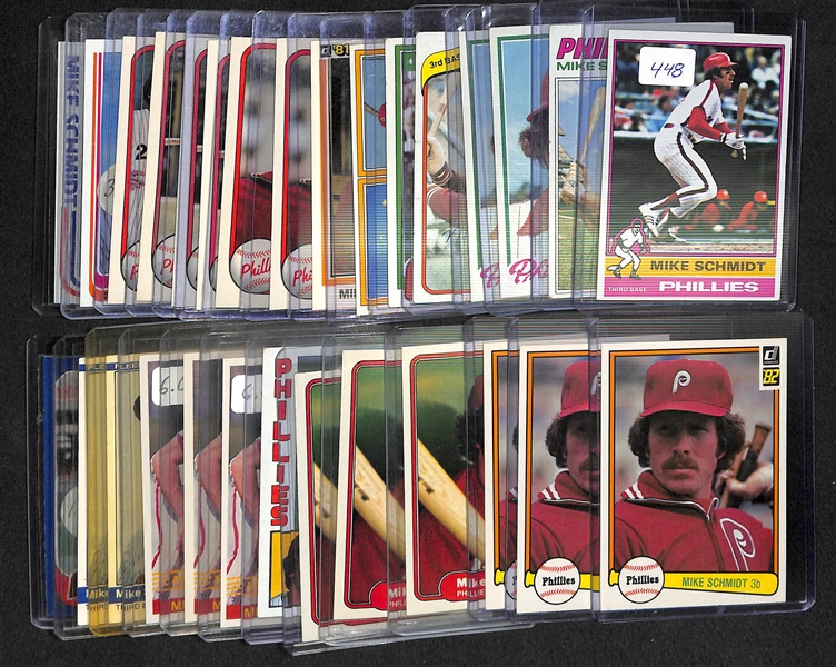 Lot Of 29 Mike Schmidt Assorted Cards 