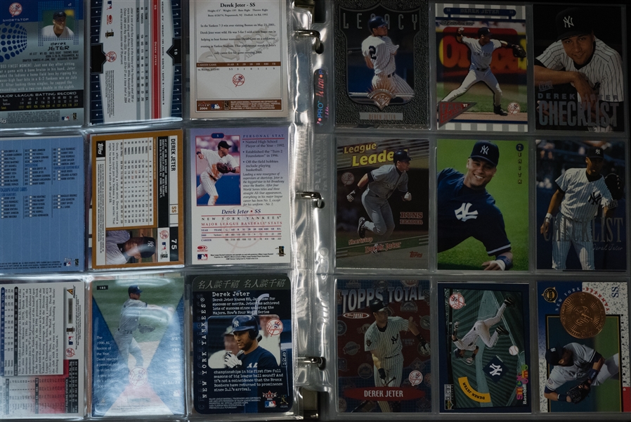Lot Of 350+ Derek Jeter Cards