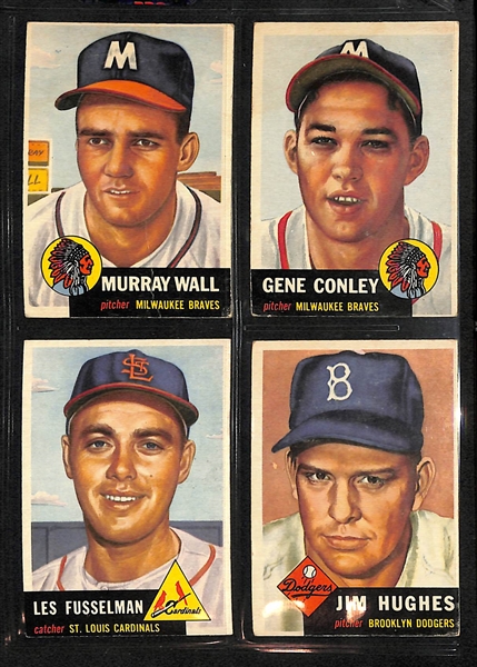 1953 Topps Lot Of 44 Vintage Cards W/ Whitey Ford