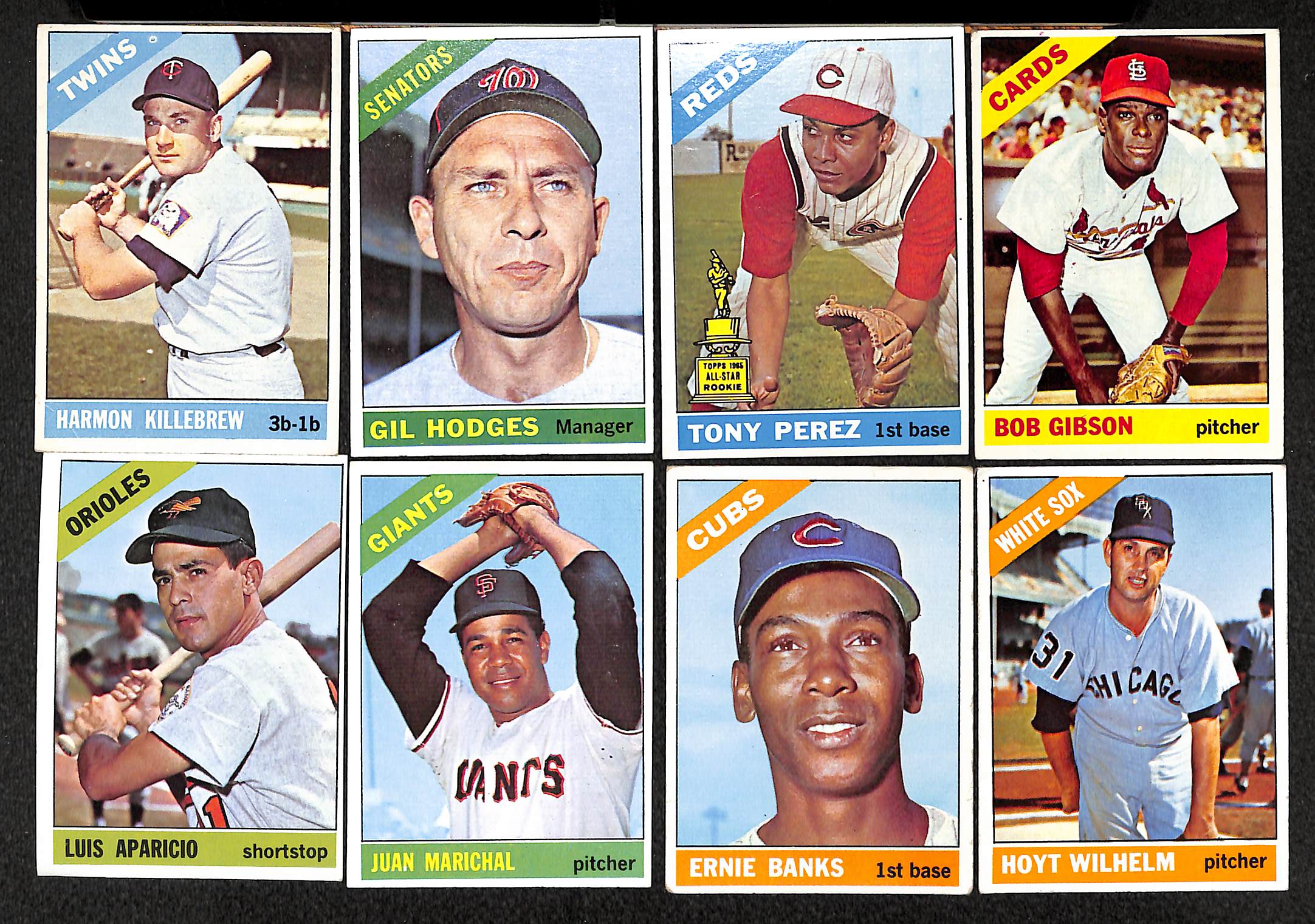 Lot Detail - Lot Of 230 Different 1966 Topps Baseball Cards