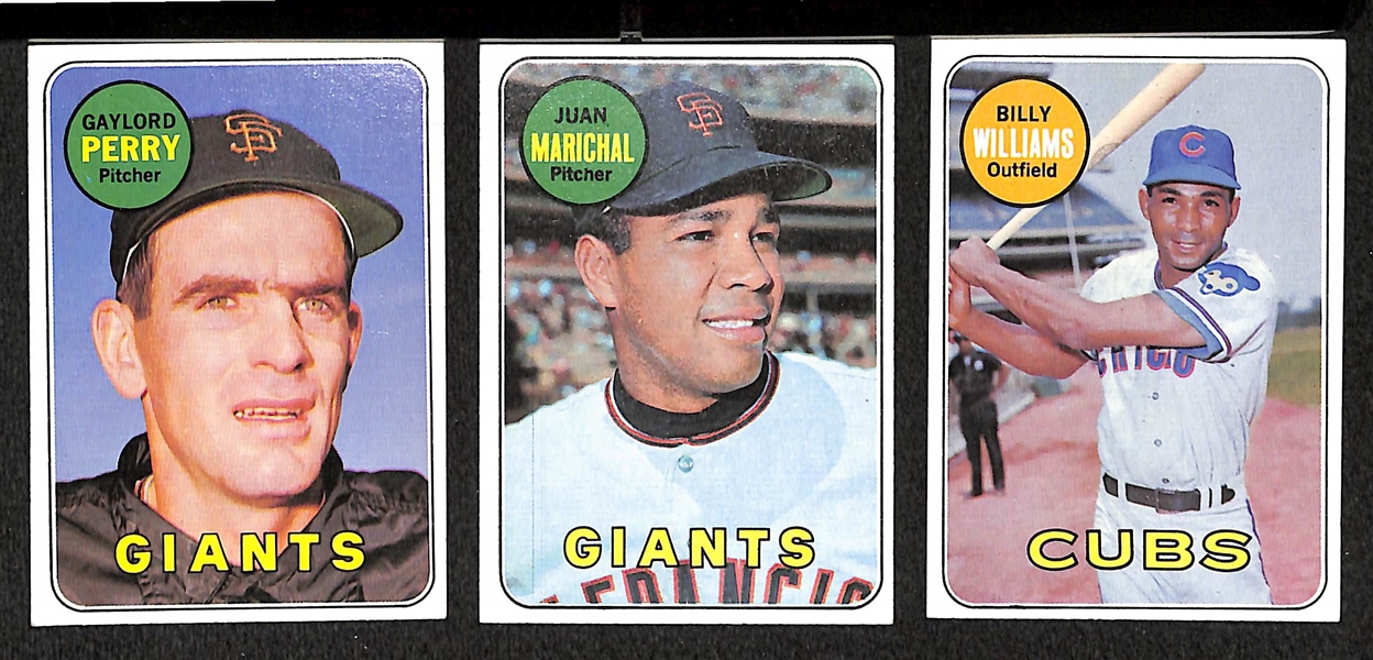 Lot Of 235 Different 1969 Topps Baseball Cards