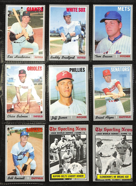 1970 Topps Baseball Card Set