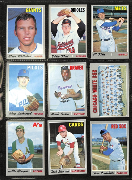 1970 Topps Baseball Card Set