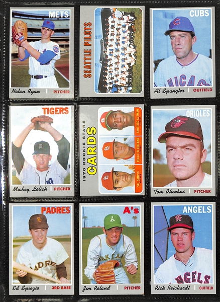 1970 Topps Baseball Card Set