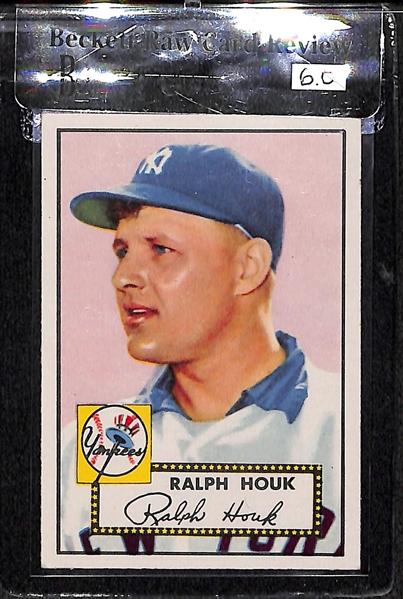 1952 Topps Ralph Houk #200 Rookie Card - BVG 6.0