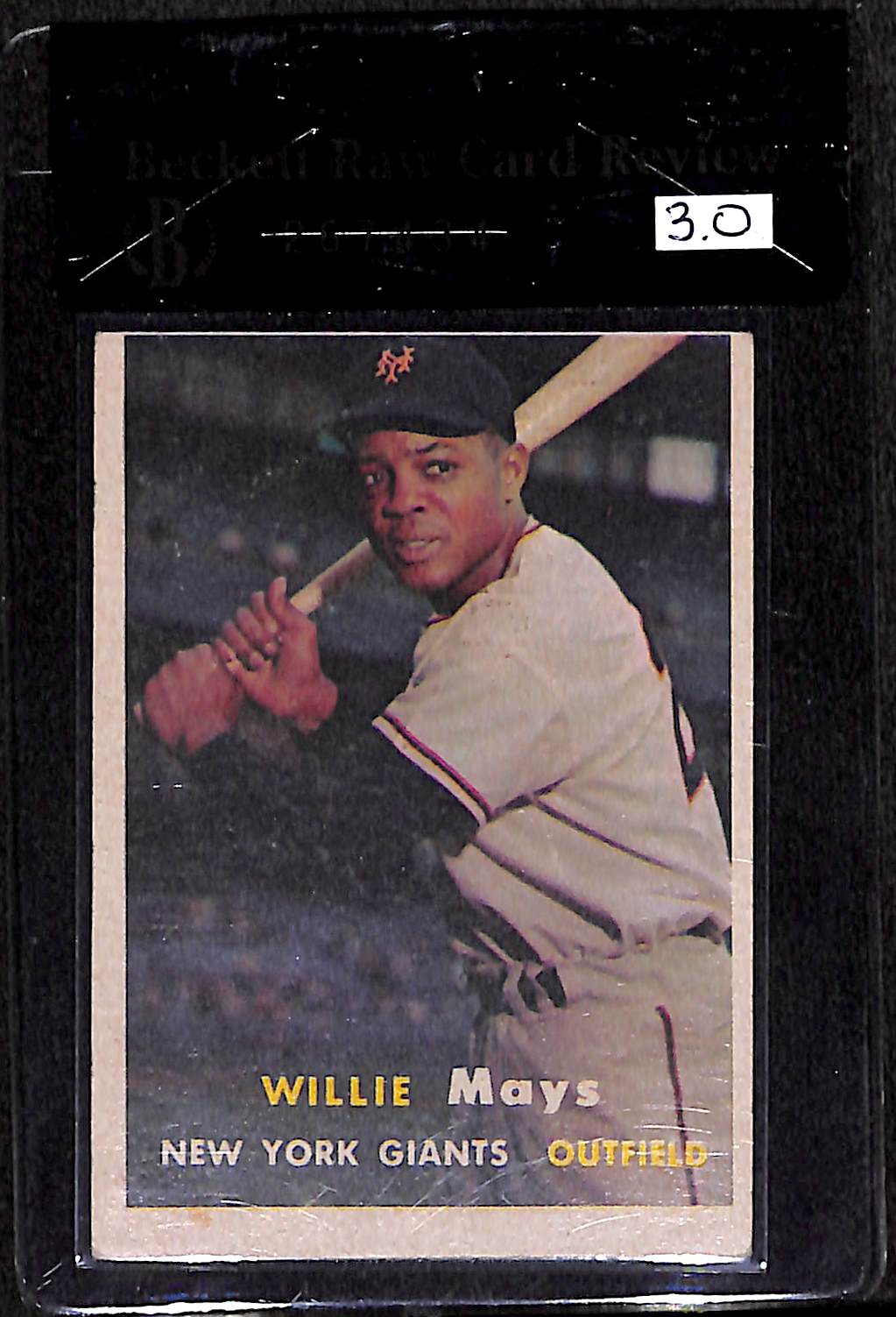 Lot Detail - 1957 Topps Willie Mays #10 Card - BVG 3.0