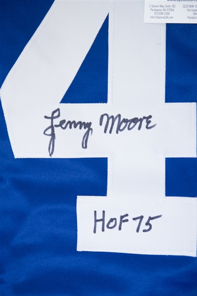 Lenny Moore Signed Baltimore Colts Jersey - JSA