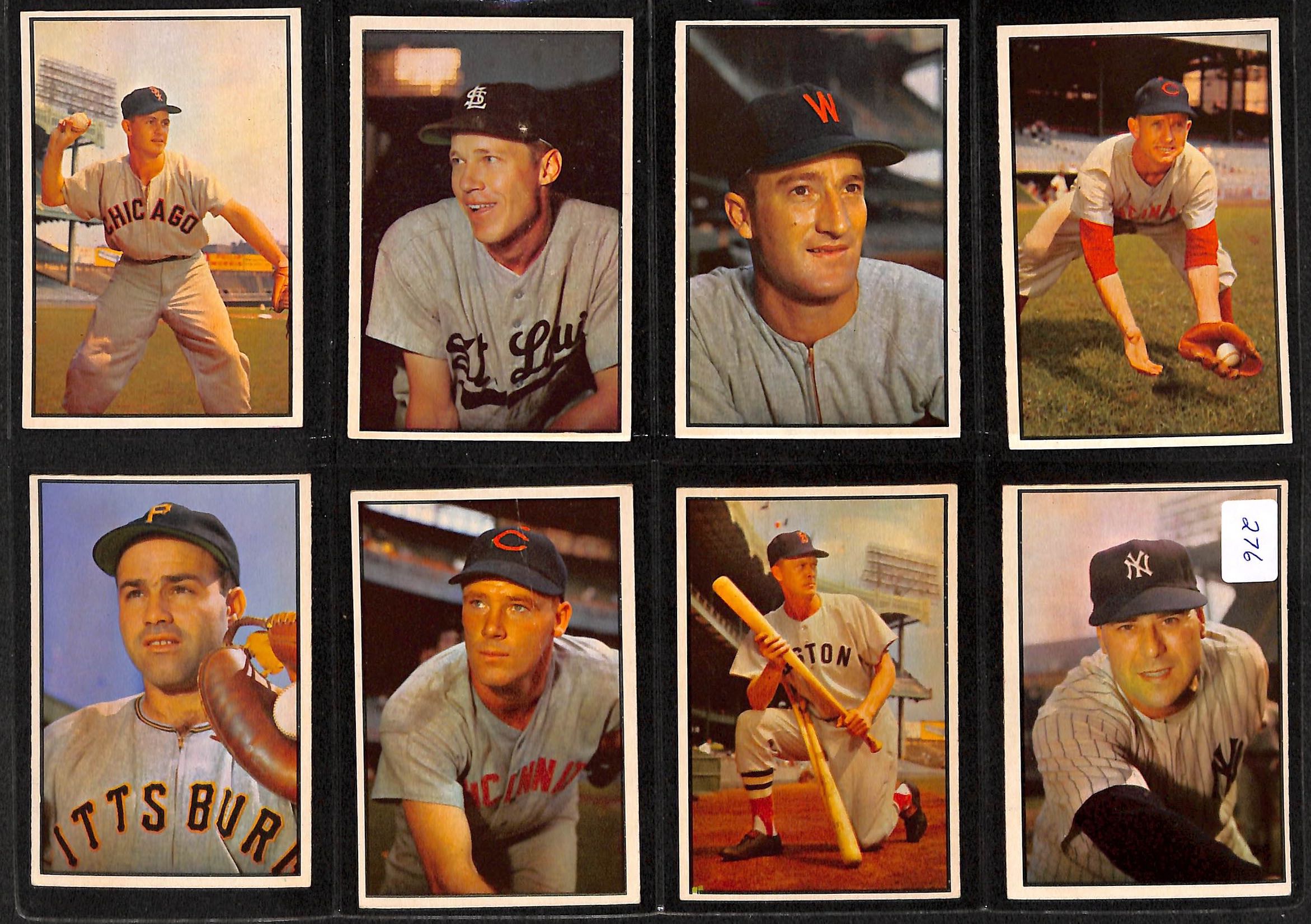 Lot Detail - Lot Of 14 1953 Bowman Baseball Cards w/ Nellie Fox