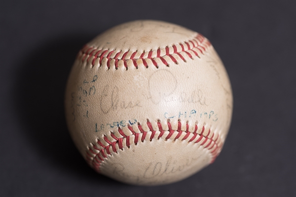 1961 Lancaster Red Roses Team Signed Baseball