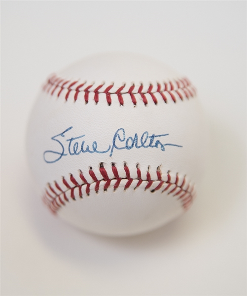 Mike Schmidt & Steve Carlton Signed Baseballs - JSA 