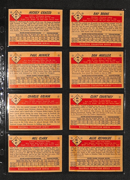 Lot Of 16 1953 Bowman Baseball Cards w/ Ralph Kiner & Carl Furillo