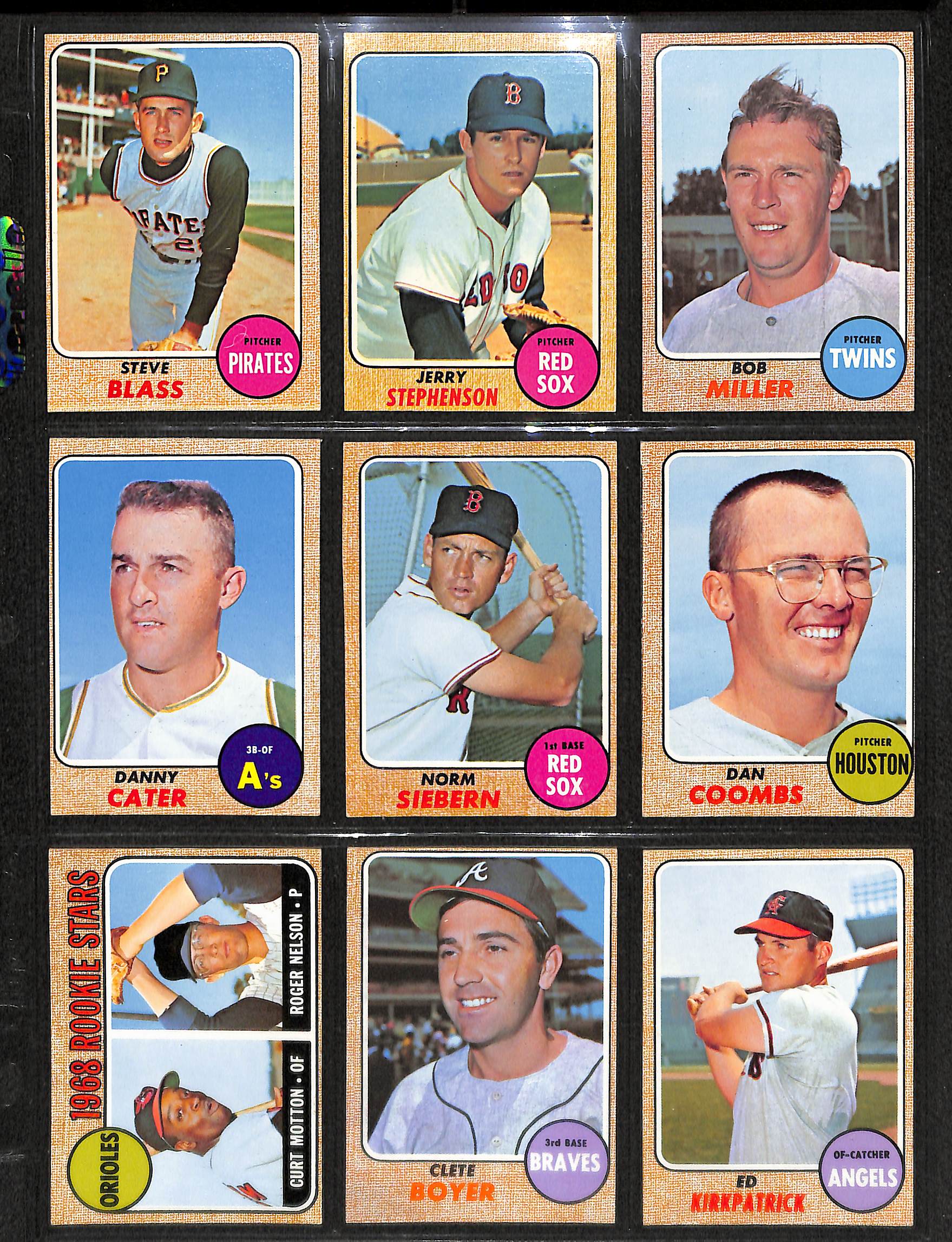 Lot Detail - Lot Of 330 1968-69 Topps Baseball Cards w. 1968 Hank Aaron ...