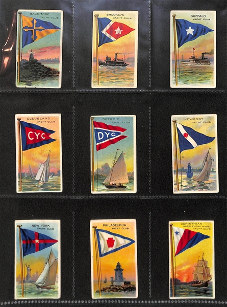 Lot Of 187 1910 T59 Flags Of All Nations (Almost Complete Set}